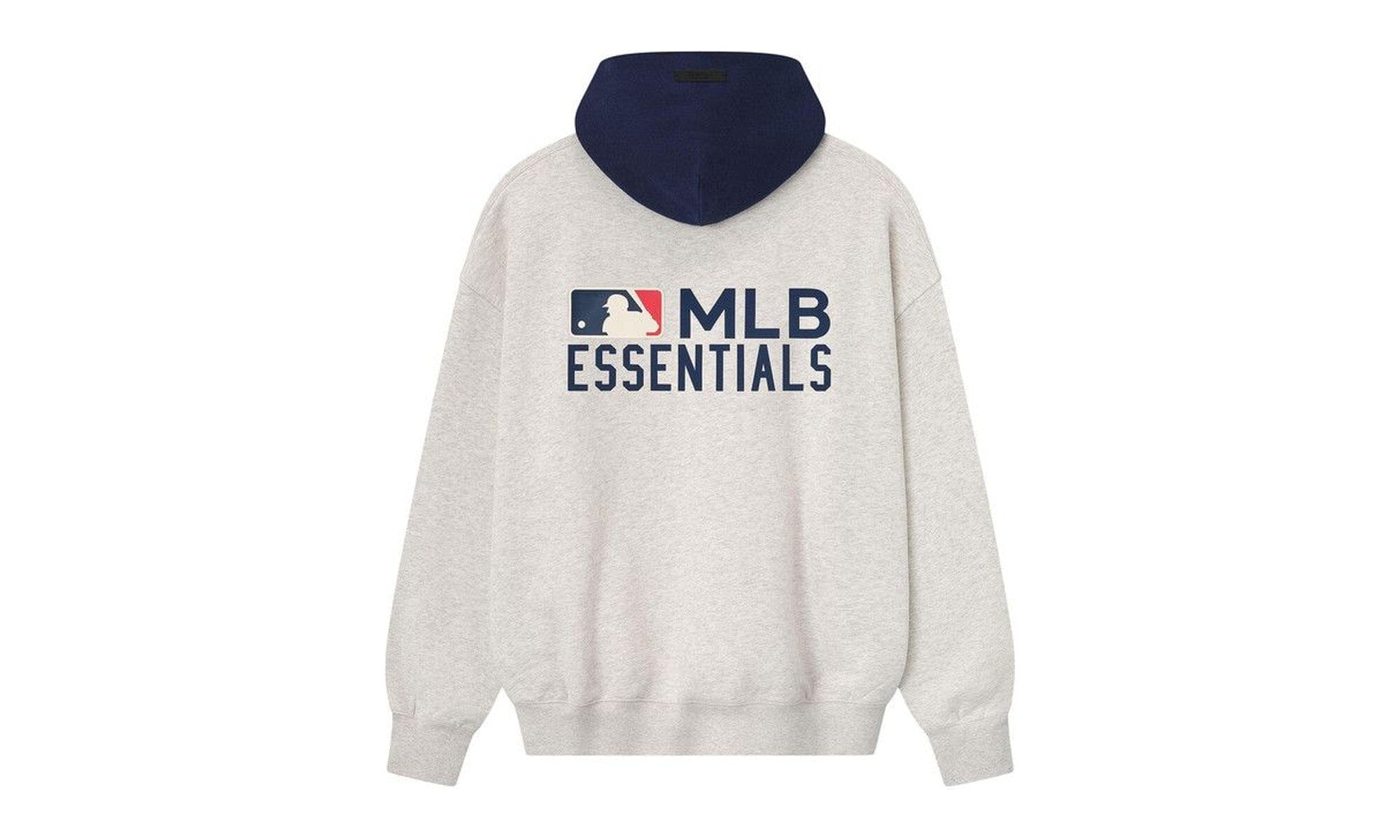 Fear of God Essentials MLB Sport Hoodie Oatmeal Heather/Midnight Navy