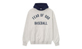 Fear of God Essentials MLB Sport Hoodie Oatmeal Heather/Midnight Navy