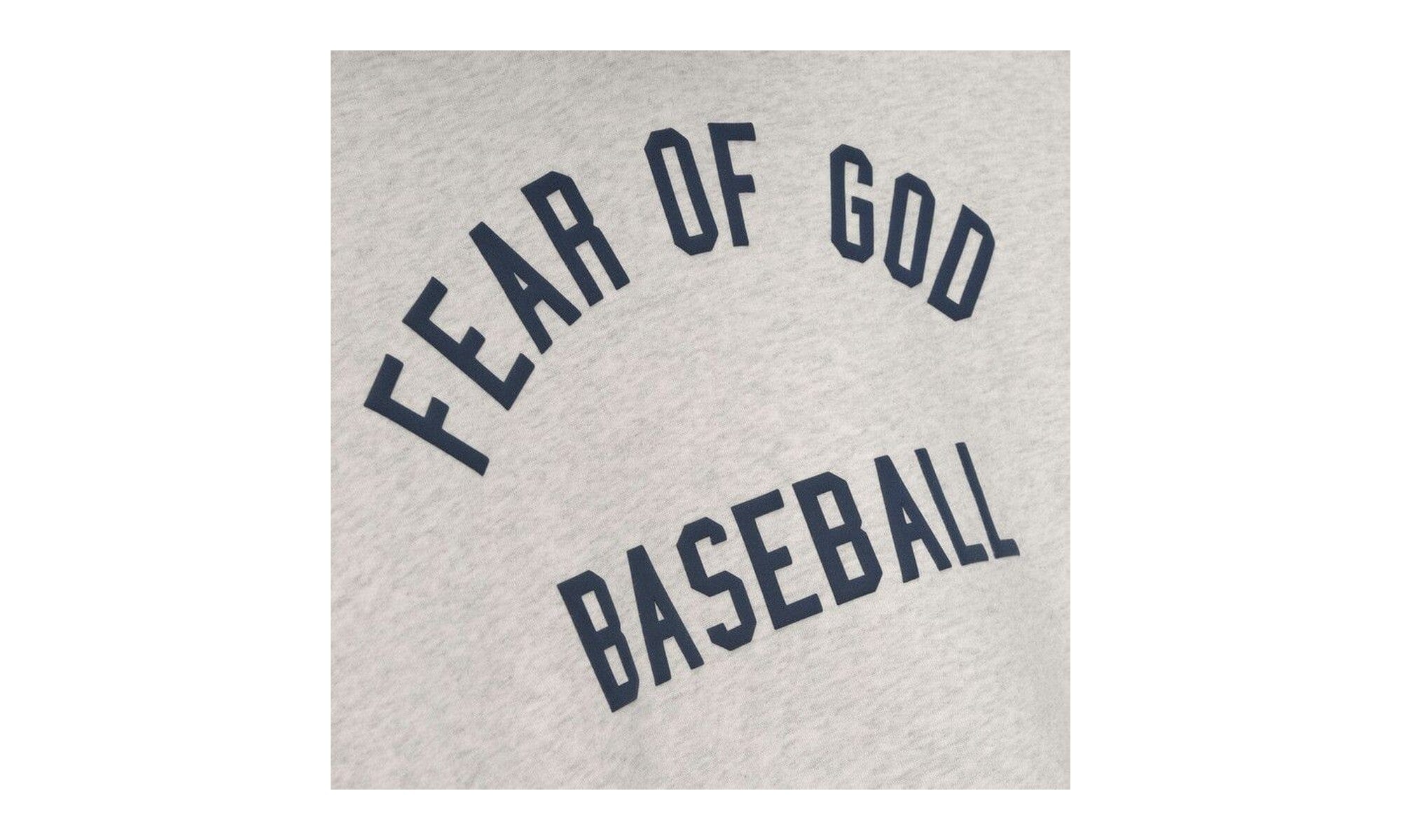 Fear of God Essentials MLB Sport Hoodie Oatmeal Heather/Midnight Navy