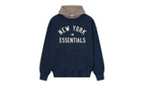 Fear of God Essentials Yankees Sport Hoodie Midnight Navy/Homstead Heather
