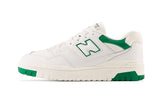 New Balance 550 White Classic Green
