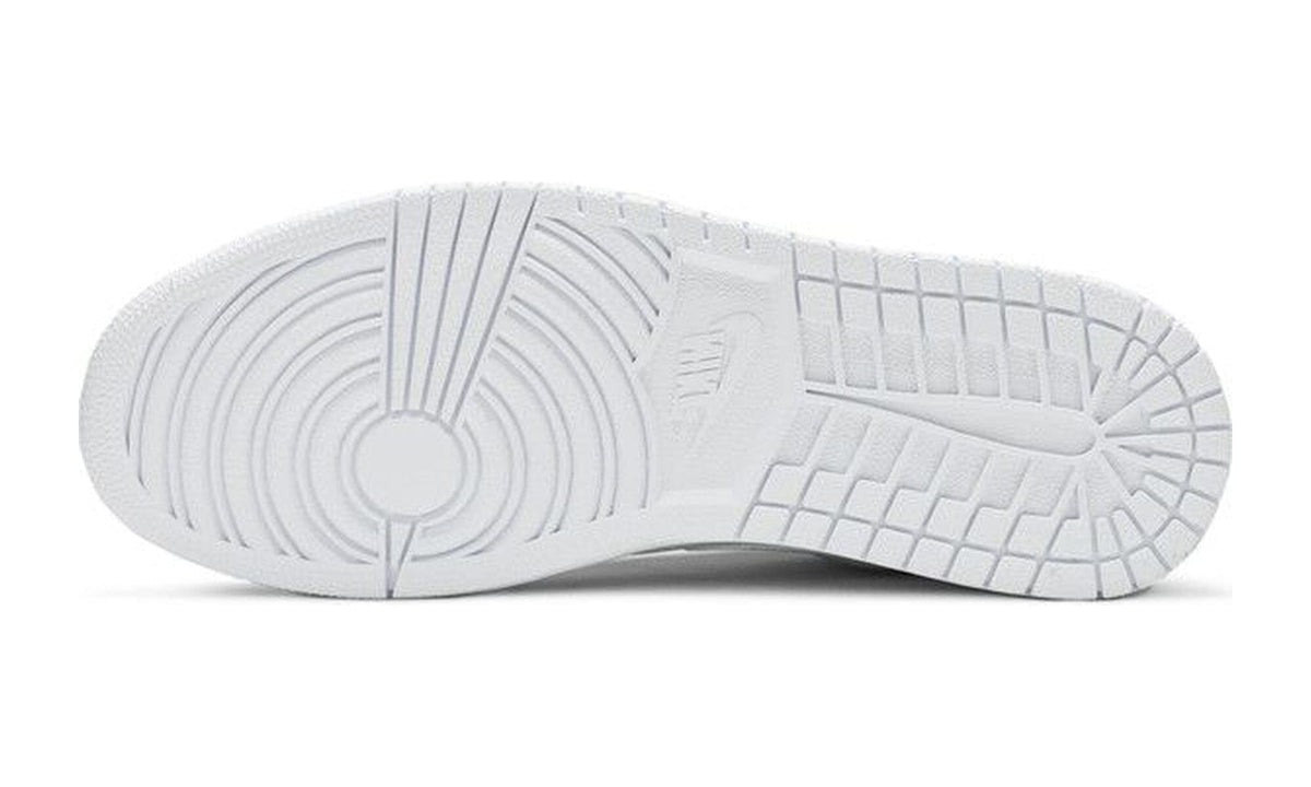Nike Air Jordan 1 Low Triple White Tumbled Leather