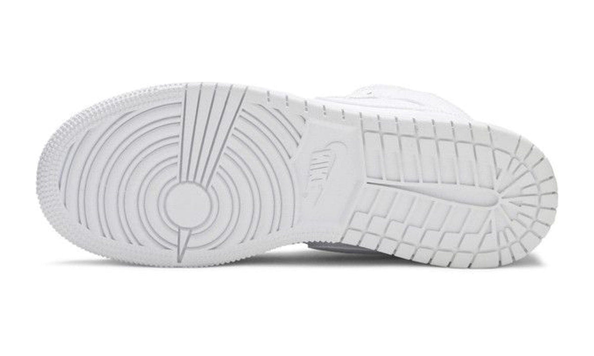 Nike Air Jordan 1 Mid Triple White (GS)