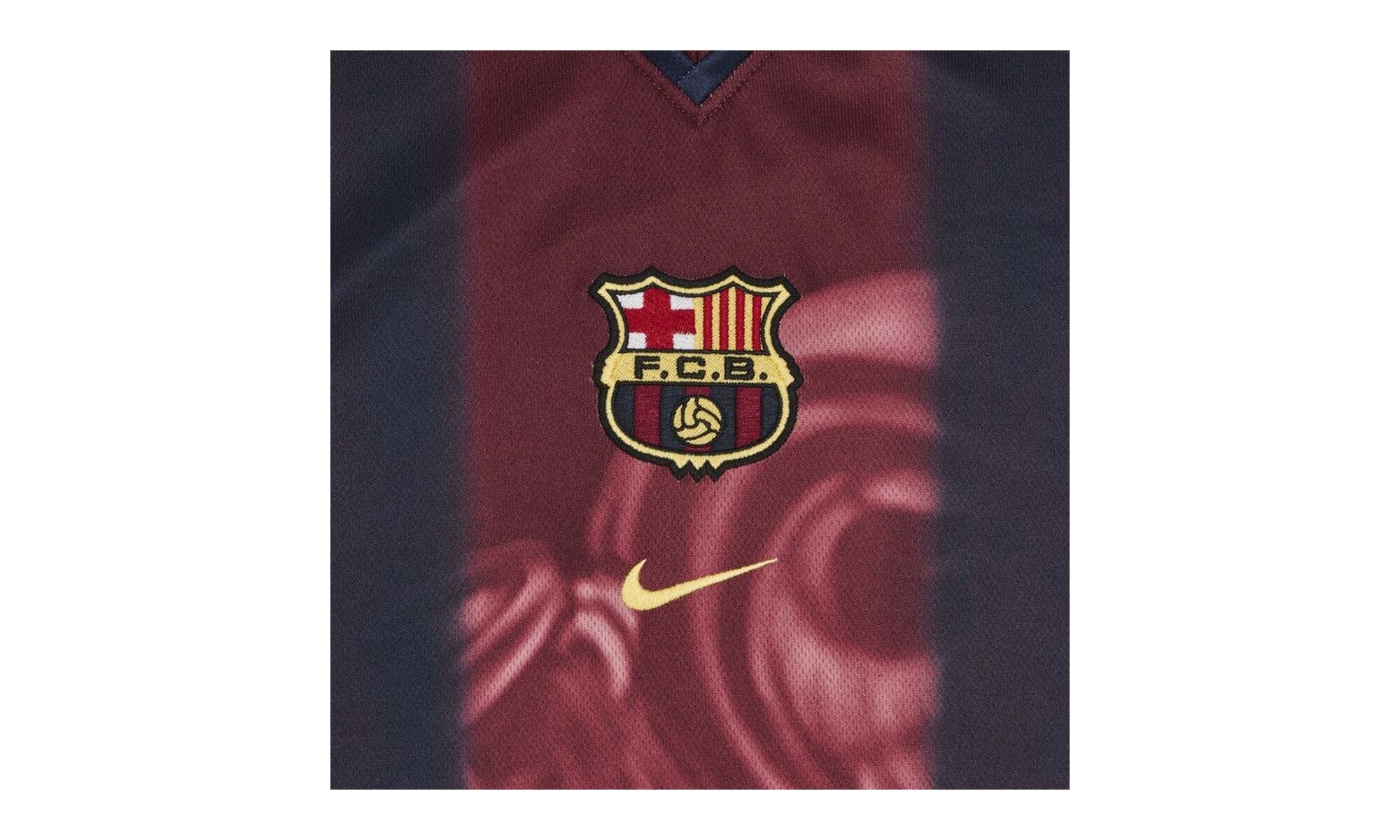 Nike FC Barcelona x Cactus Jack Retro 2000/01 Home Skeleton Jersey Red/Blue