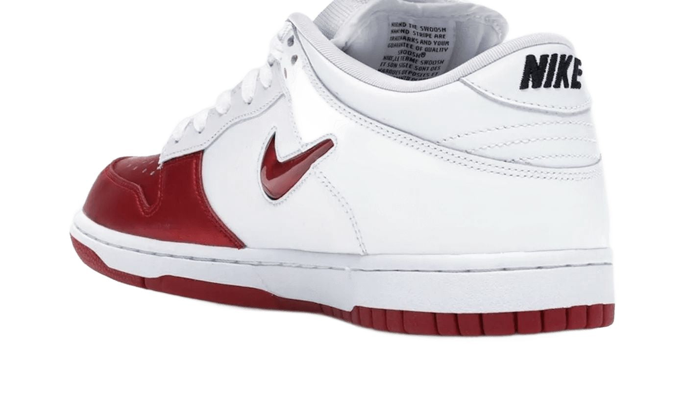 Nike SB Dunk Low Supreme Jewel Swoosh Red