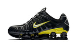 Nike Shox TL Black Dynamic Yellow Metallic Silver