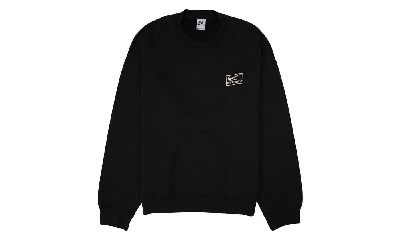 Nike Nike x Stussy Wash Crew Fleece Black - DO5310-010