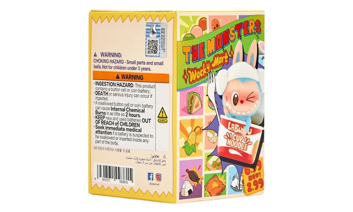 Pop Mart Labubu The Monsters Wacky Mart Series Figure Single Blind Box