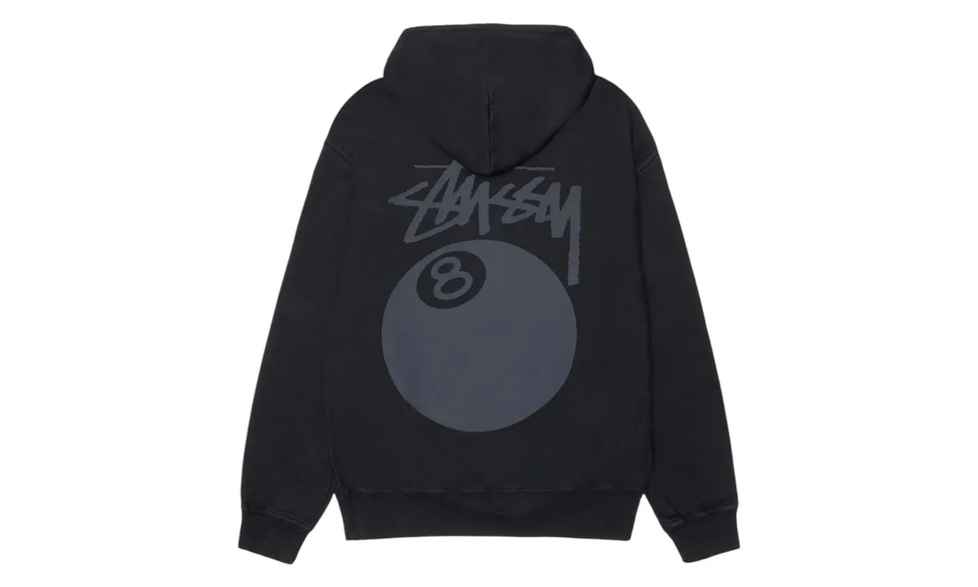 Stussy 8 Ball Pigment Dyed Hoodie Black – limitierter Sneaker bei Shade Studios