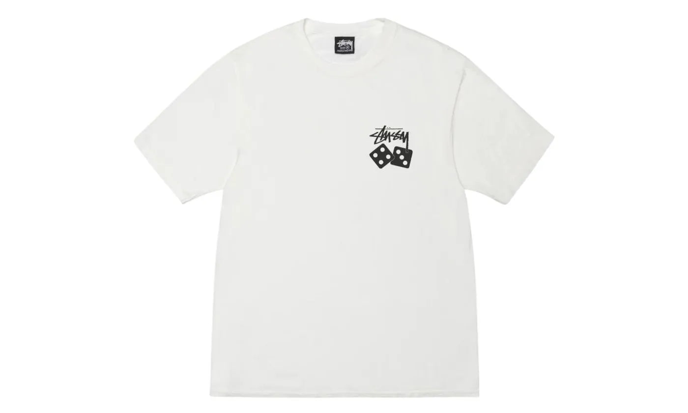 Stussy Dice Pigment Dyed Tee Natural - STUS-SDPDTN-NATURAL