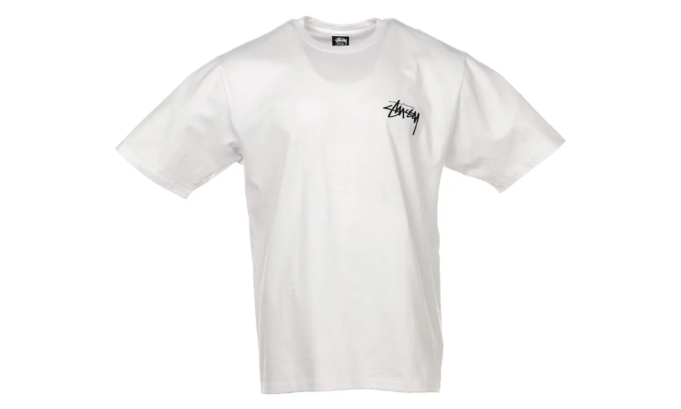 Stussy Fuzzy Dice Tee White - 1904765-WHT