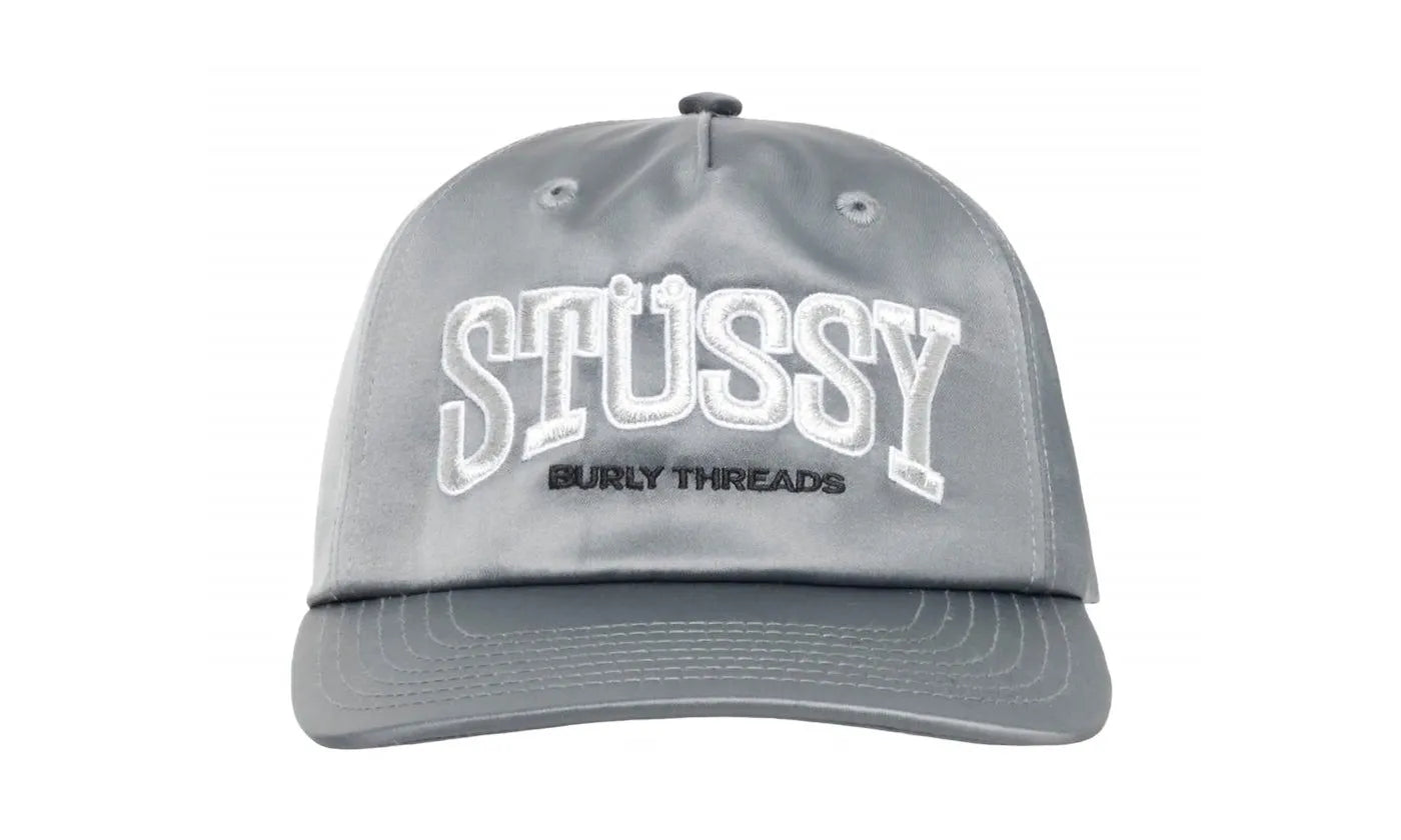 Stussy Mid Depth Burly Threads Snapback Grey - 1311161