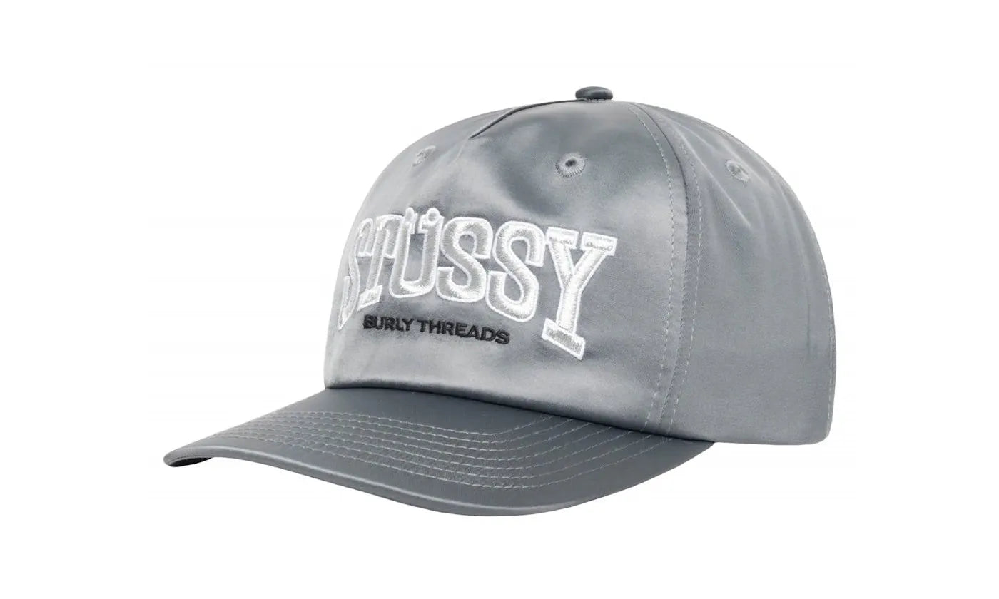 Stussy Mid Depth Burly Threads Snapback Grey - 1311161