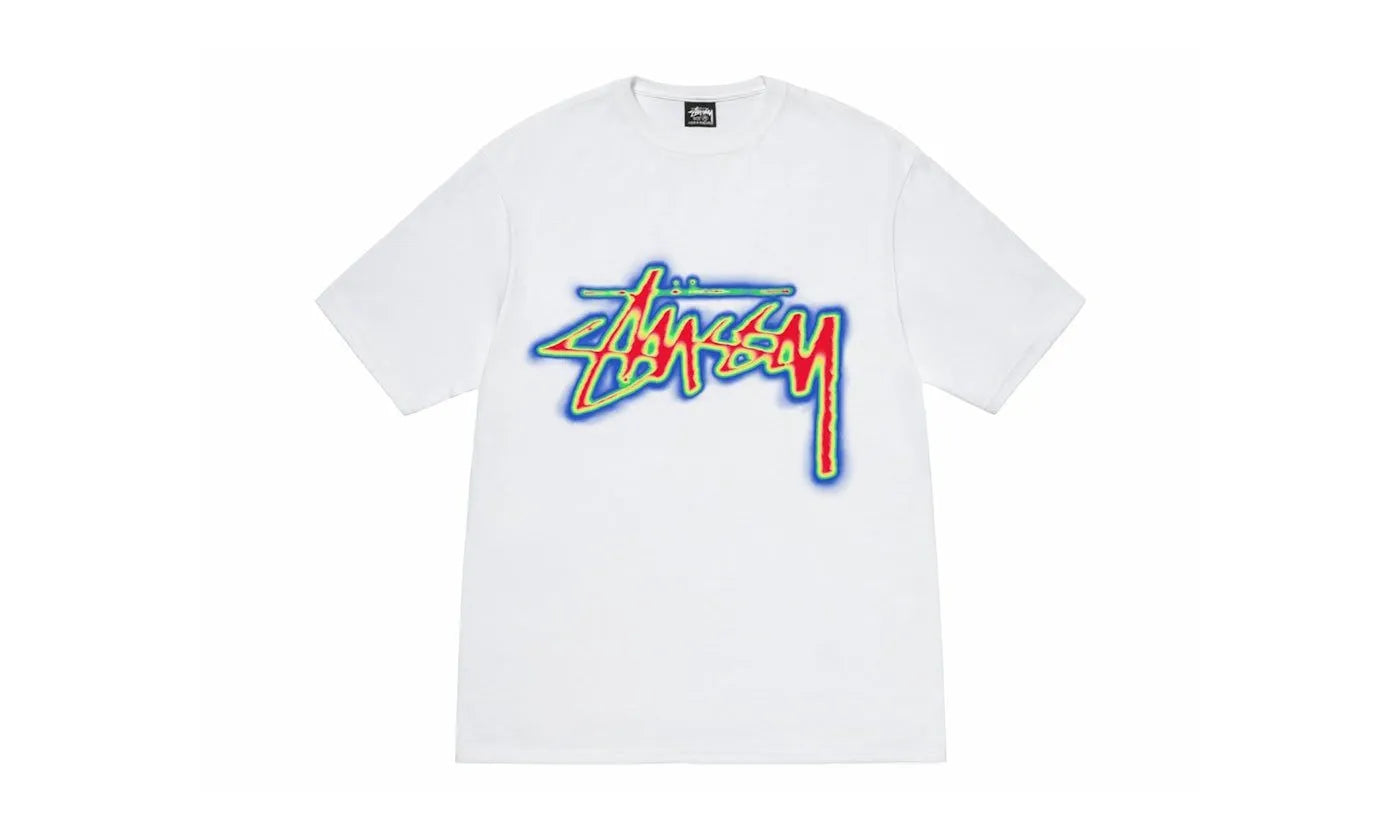 Stussy Thermal Stock Tee White - 1905023-WHIT