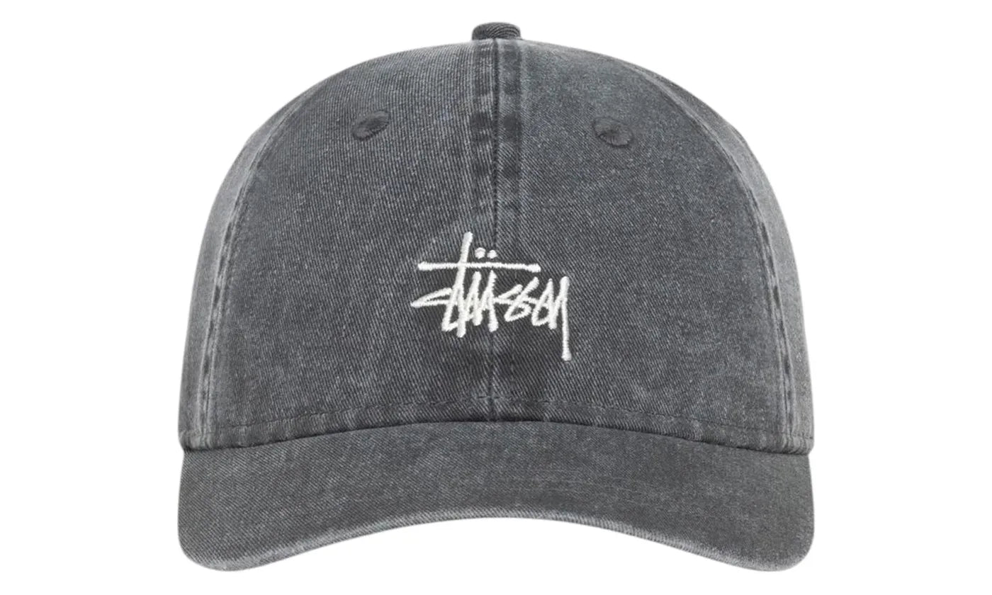 Stussy Washed Basic Cap Cap Washed Charcoal - 1311163