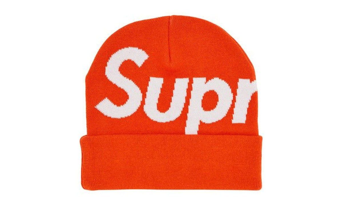 Supreme Big Logo Beanie Orange
