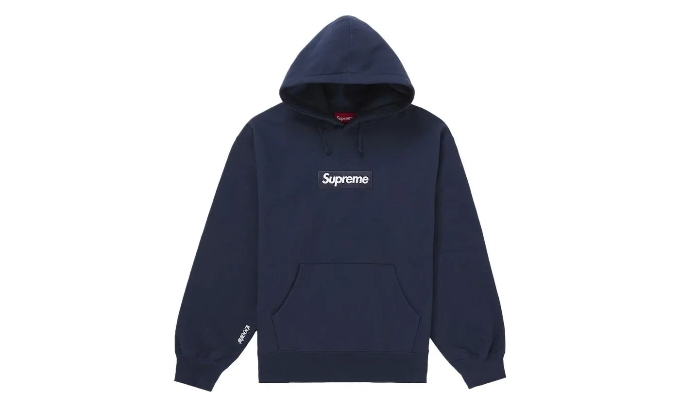 Supreme Box Logo Hooded Sweatshirt (FW25) Navy - SUPR-SUPREME -MULTI