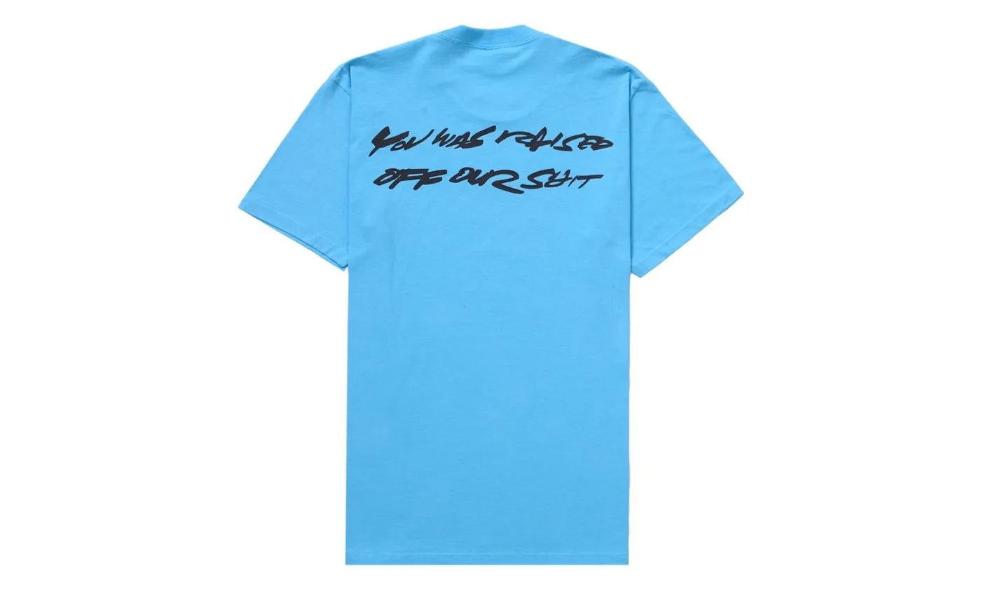 Supreme Futura Box Logo Tee Bright Blue