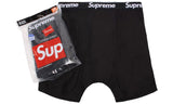 Supreme Hanes Boxer Briefs Black