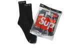 Supreme Hanes Socks Black