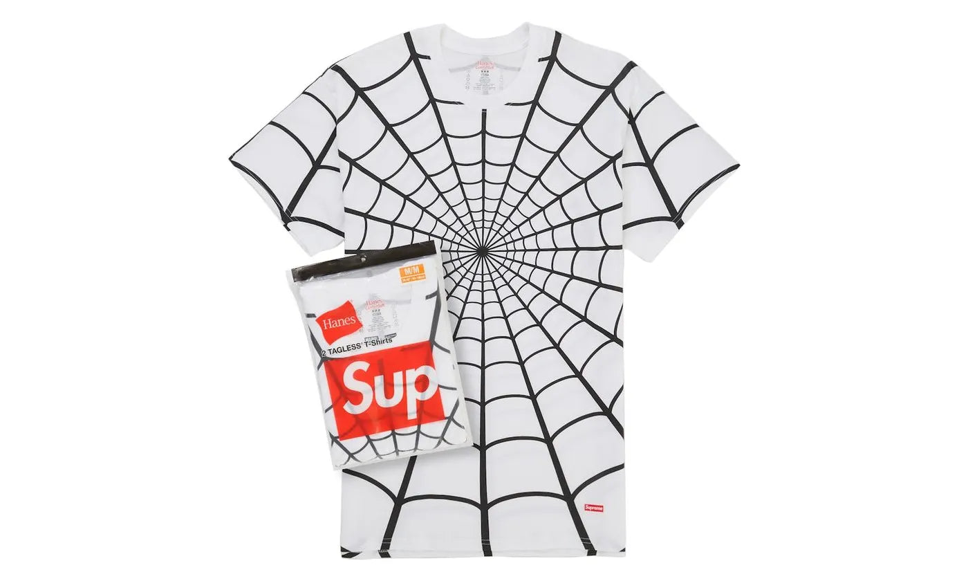 Supreme Hanes Spider-Man Tagless Tees (2 Pack) White - SUPR-SHSTT(PW-MULTI
