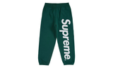 Supreme Satin Applique Sweatpant FW24 Dark Green