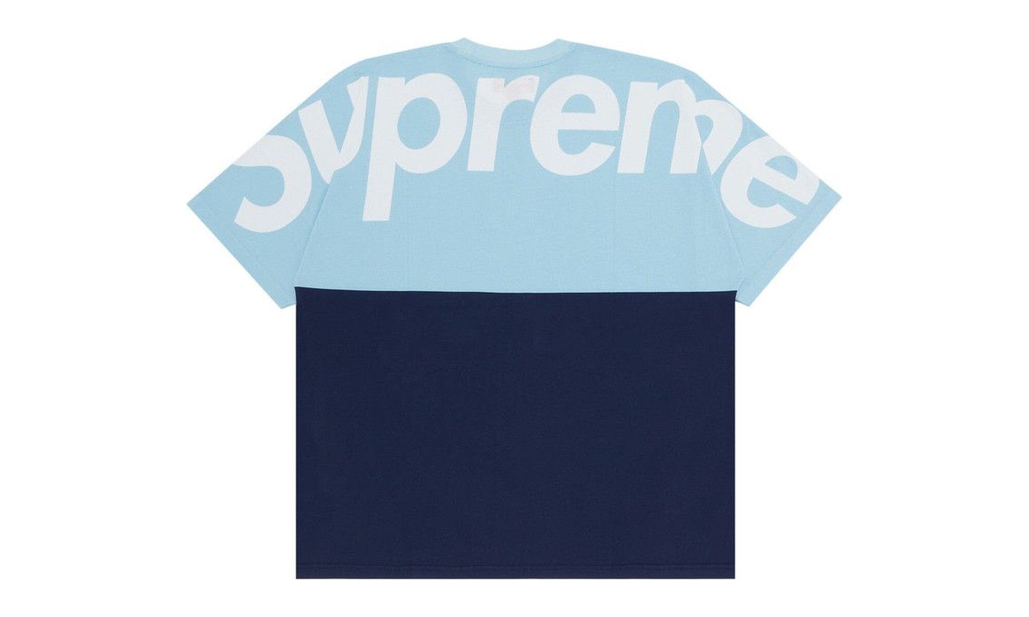 Supreme Split Short-Sleeve Top Blue