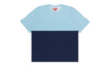 Supreme Split Short-Sleeve Top Blue
