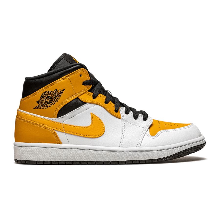 Nike Air Jordan 1 Mid GS University Gold – limitierter Sneaker bei Shade Studios